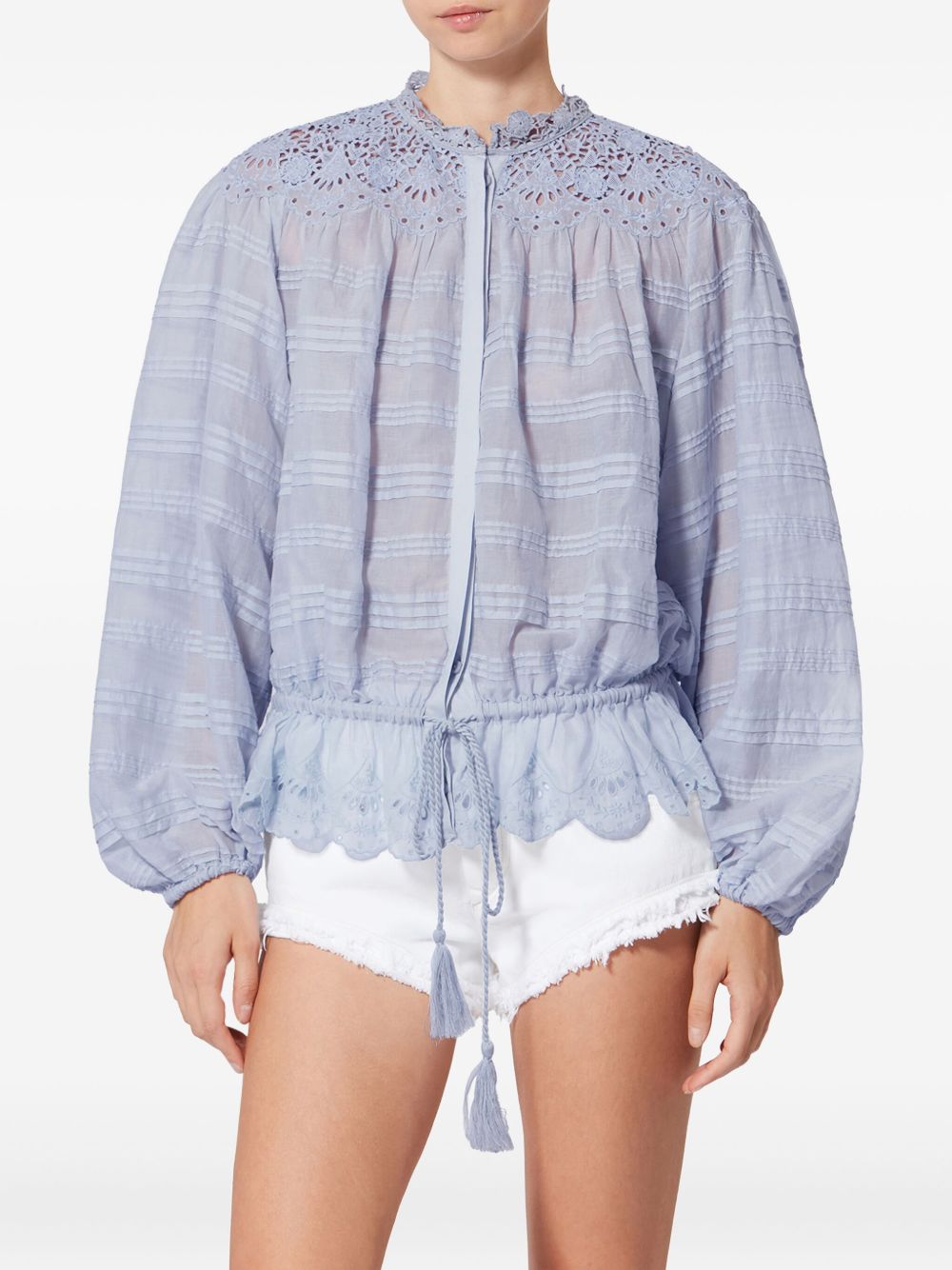 MARANT ETOILE Shirts Light Blue HT0767FAD1J05E30LU (Isabel Marant Étoile / シャツ・ブラウス ) | Isabel Marant Étoile (イザベル マラン エトワール)(1)