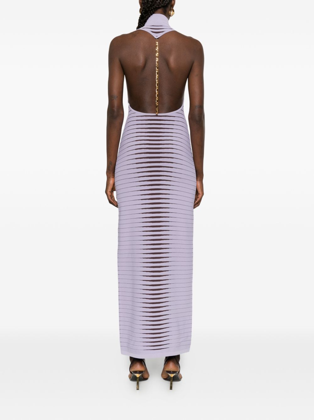 Elisabetta Franchi Dresses Lilac AM98S61E2FA7 (Elisabetta Franchi / ワンピース・ドレス・オールインワン ) | Elisabetta Franchi (エリザベッタ フランキ)(4)