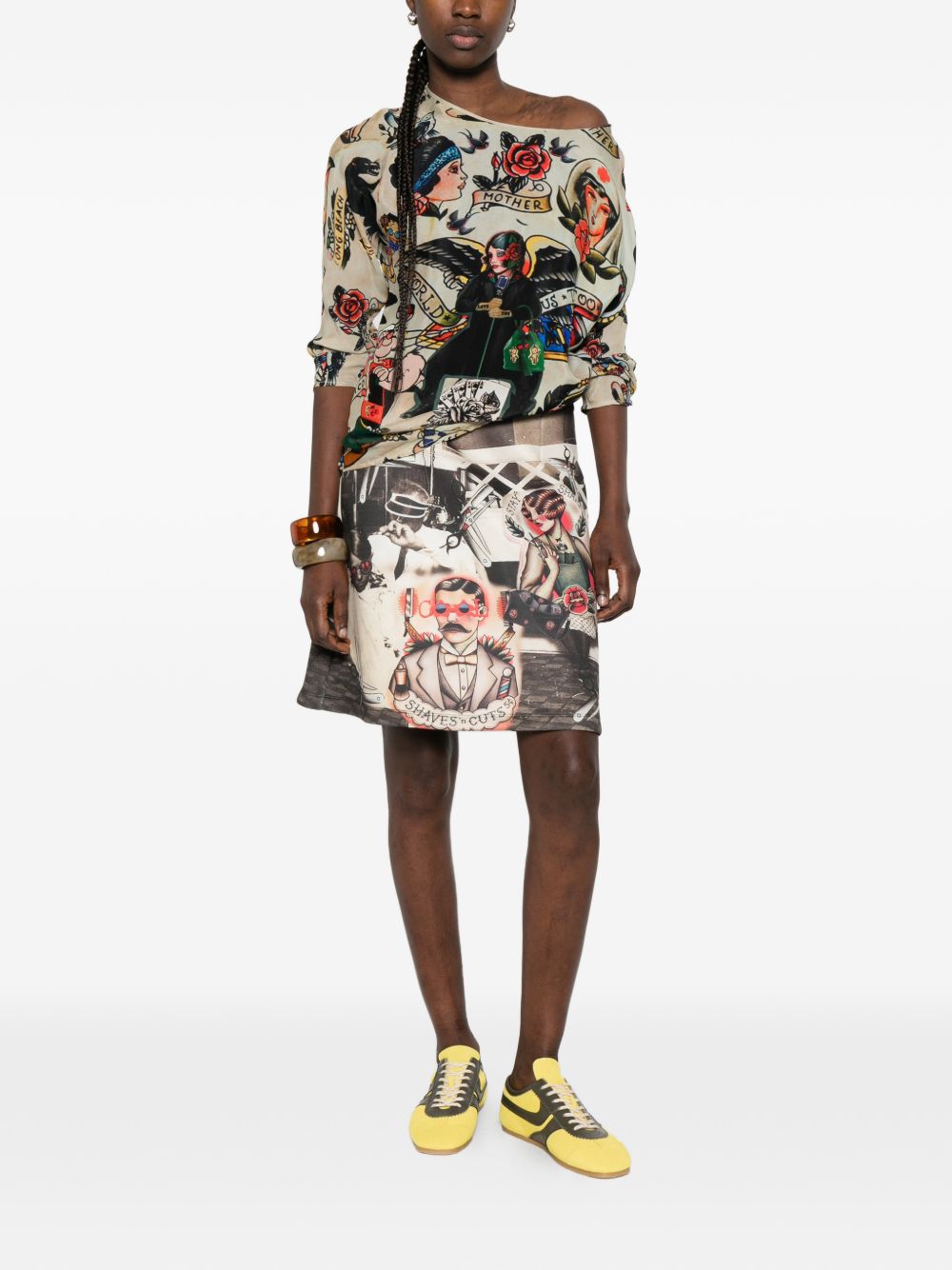 THE ARTISTYLIST Skirts MultiColour BARBERSKIRTMLT (The Artistylist / スカート ) | The Artistylist (ジ アートスタイリスト)(2)