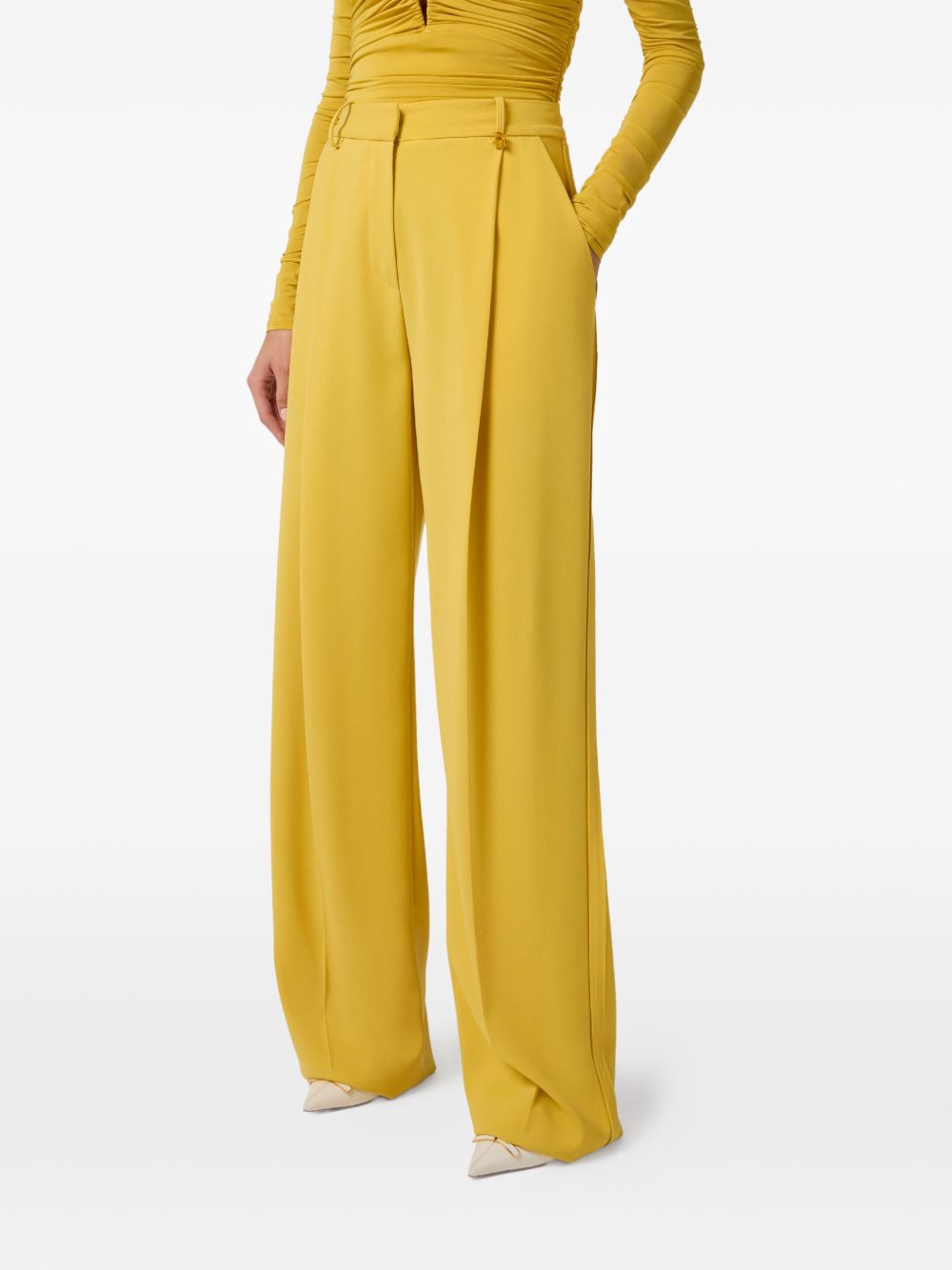 Elisabetta Franchi Trousers Yellow PA16761E2EV4 (Elisabetta Franchi / パンツ ) | Elisabetta Franchi (エリザベッタ フランキ)(2)