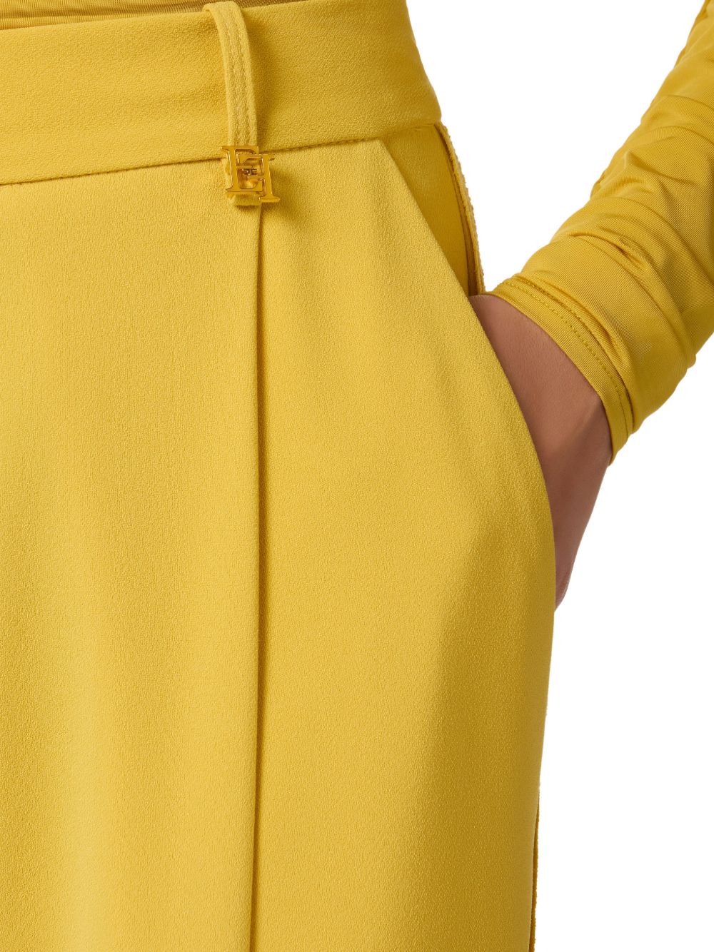 Elisabetta Franchi Trousers Yellow PA16761E2EV4 (Elisabetta Franchi / パンツ ) | Elisabetta Franchi (エリザベッタ フランキ)(3)