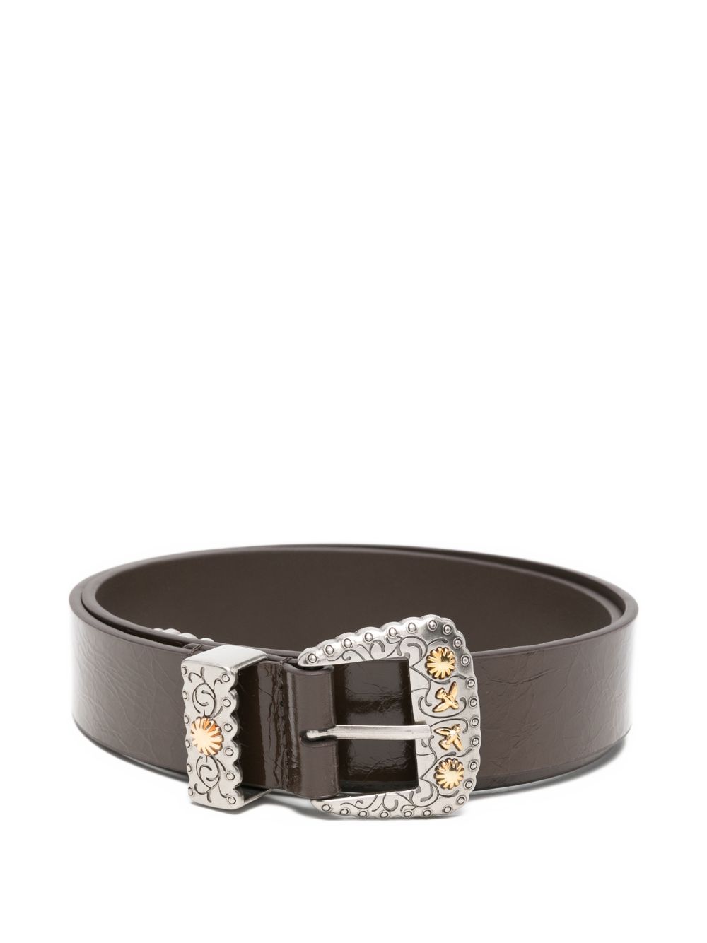 Pinko Belts Brown 106692A315TRITTICOH3M11O (PINKO / ベルト・サスペンダー ) | PINKO (ピンコ)
