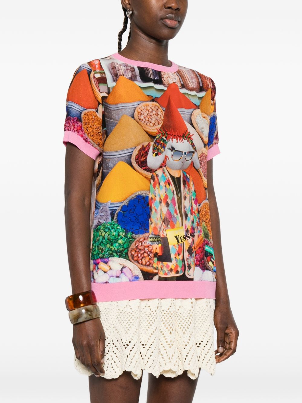 THE ARTISTYLIST T-shirts and Polos MultiColour SPICESTSHIRTMLT (The Artistylist / Tシャツ・カットソー ) | The Artistylist (ジ アートスタイリスト)(4)