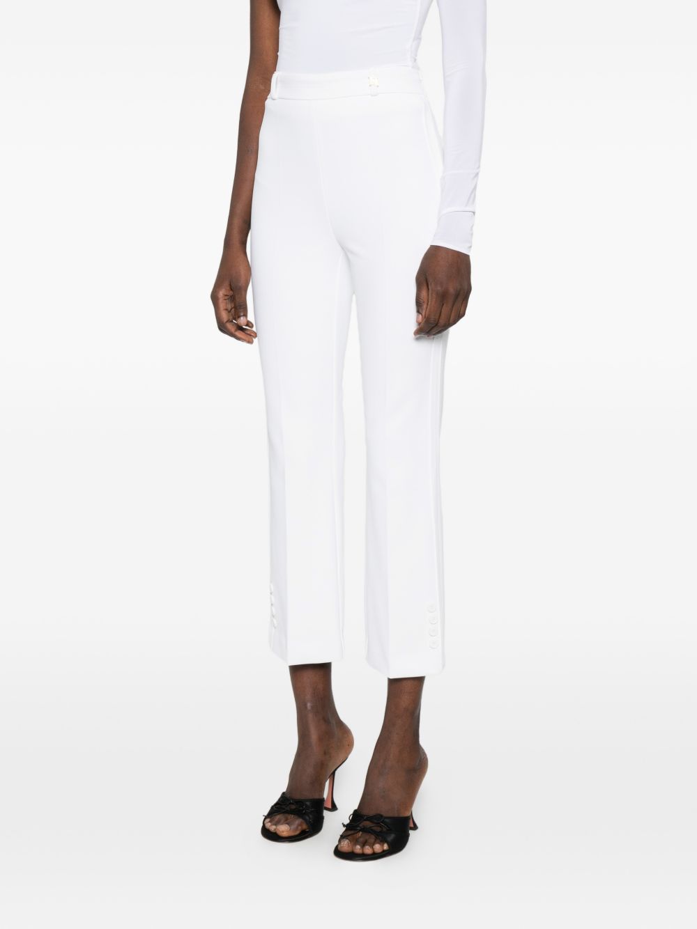 Elisabetta Franchi Trousers Ivory PA16861E2360 (Elisabetta Franchi / パンツ ) | Elisabetta Franchi (エリザベッタ フランキ)(2)