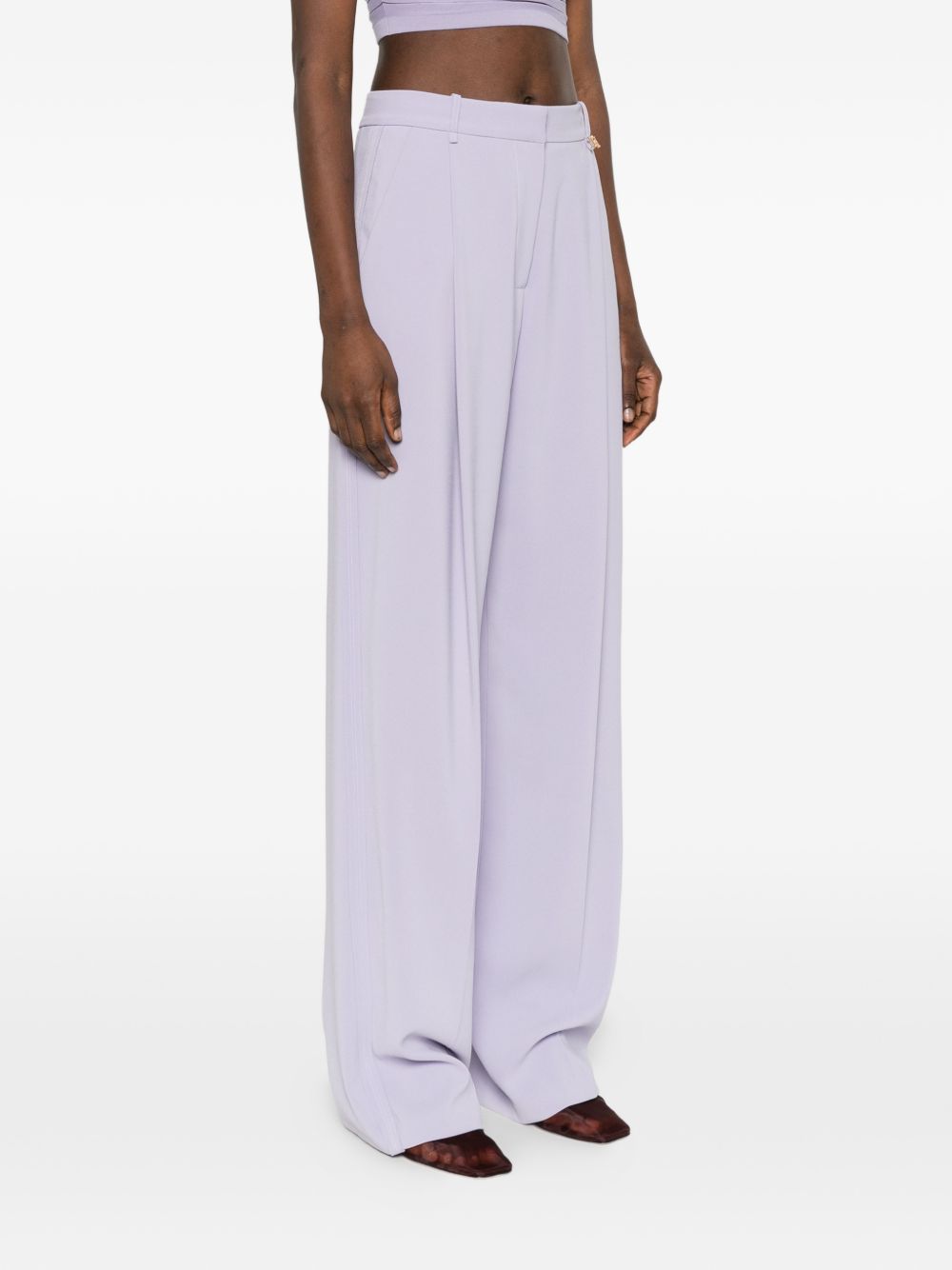 Elisabetta Franchi Trousers Lilac PA16761E2EV7 (Elisabetta Franchi / パンツ ) | Elisabetta Franchi (エリザベッタ フランキ)(1)