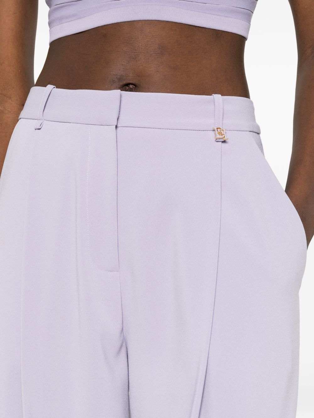 Elisabetta Franchi Trousers Lilac PA16761E2EV7 (Elisabetta Franchi / パンツ ) | Elisabetta Franchi (エリザベッタ フランキ)(4)
