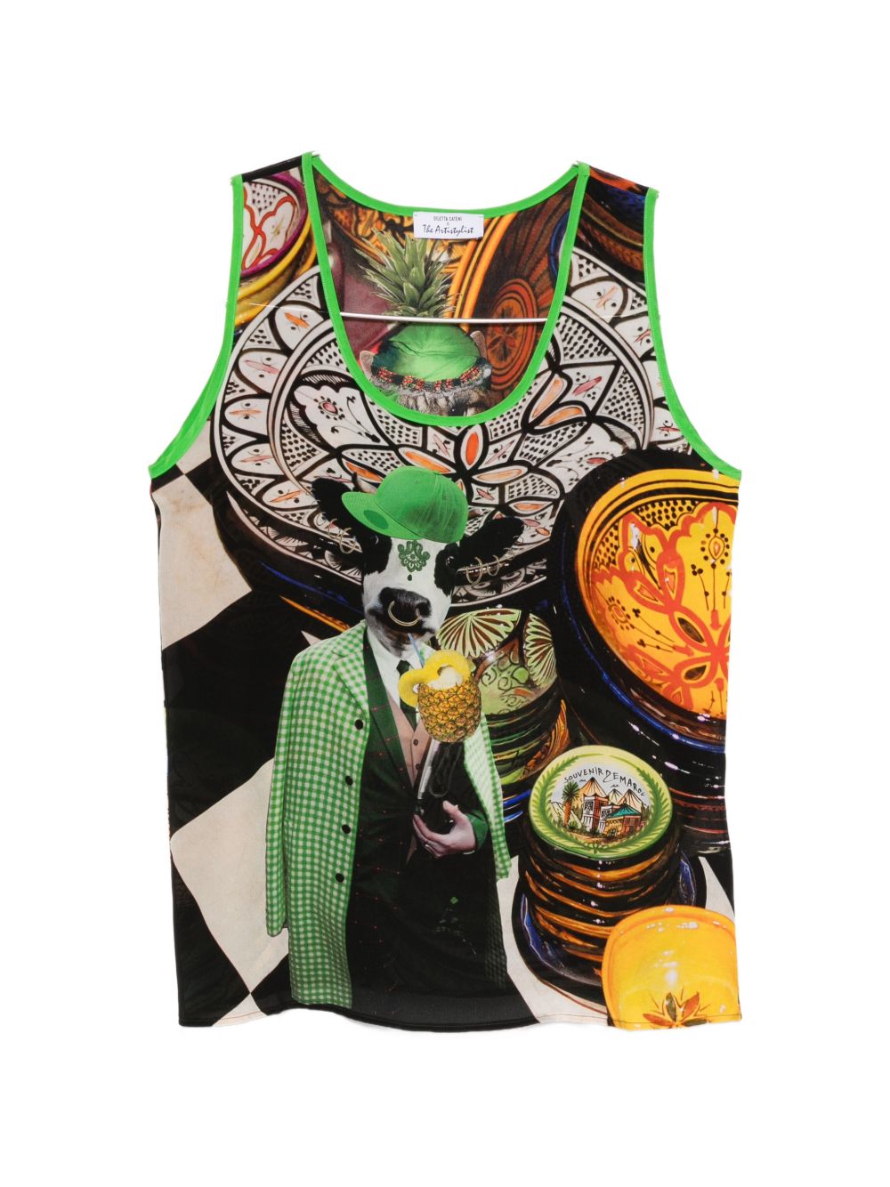 THE ARTISTYLIST Top MultiColour COWTOPMLT (The Artistylist / タンクトップ・キャミソール ) | The Artistylist (ジ アートスタイリスト)