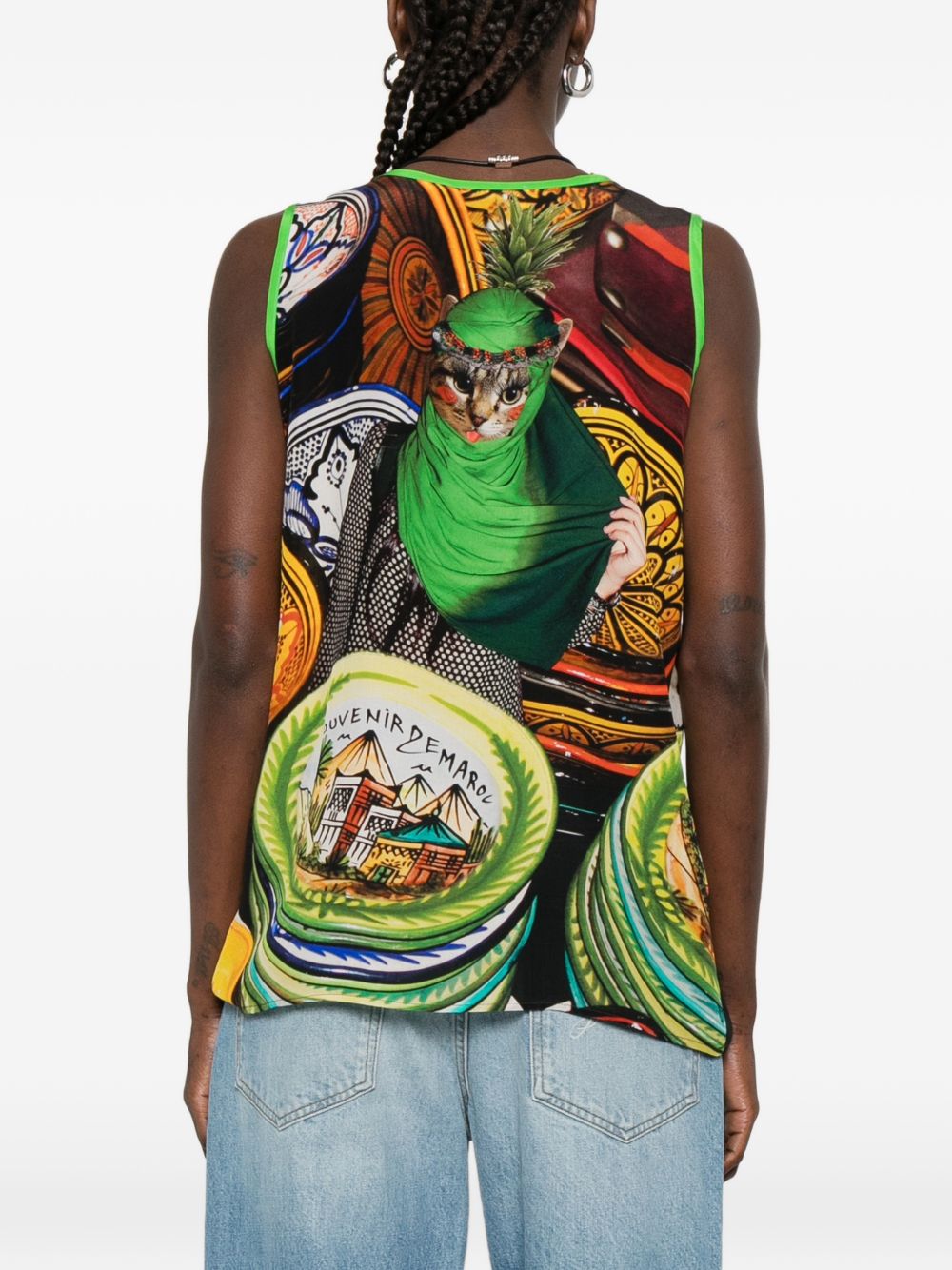 THE ARTISTYLIST Top MultiColour COWTOPMLT (The Artistylist / タンクトップ・キャミソール ) | The Artistylist (ジ アートスタイリスト)(2)