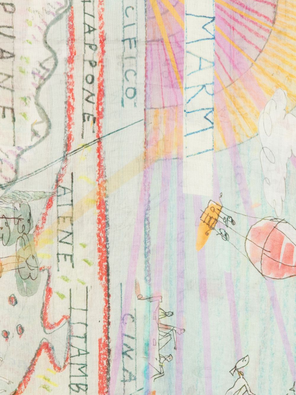 Faliero Sarti Scarfs MultiColour E262078NEWFORTEDEIMARMI1200 (Faliero Sarti / スカーフ・マフラー ) | Faliero Sarti (ファリエロ サルティ)(1)