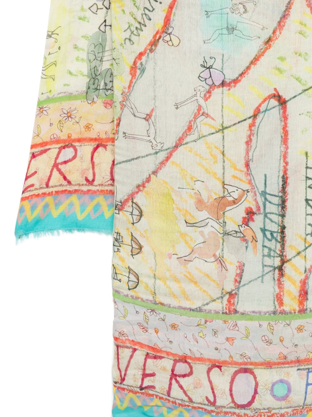 Faliero Sarti Scarfs MultiColour E262078NEWFORTEDEIMARMI1200 (Faliero Sarti / スカーフ・マフラー ) | Faliero Sarti (ファリエロ サルティ)(2)