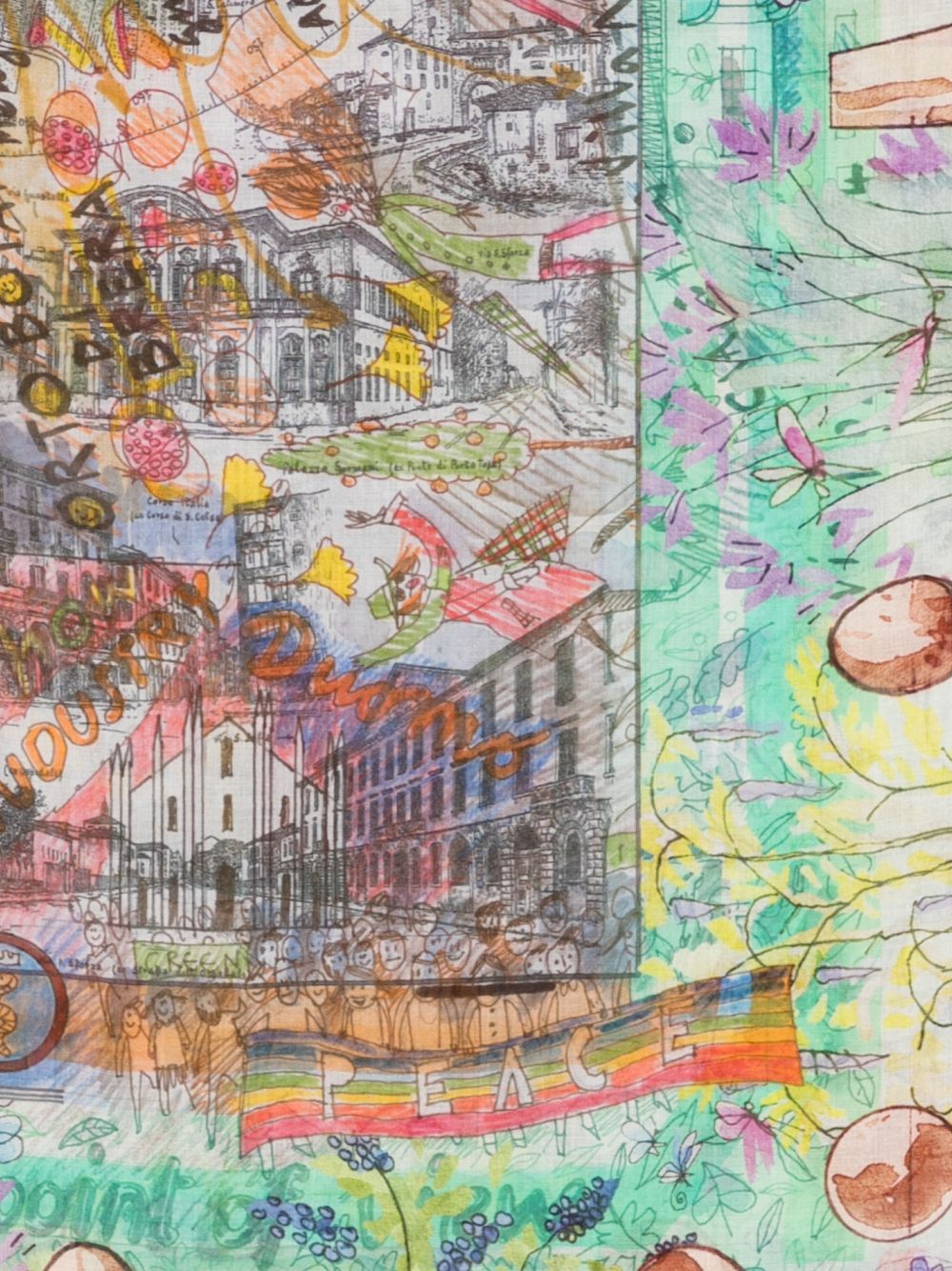 Faliero Sarti Scarfs MultiColour E262068MILANO1300 (Faliero Sarti / スカーフ・マフラー ) | Faliero Sarti (ファリエロ サルティ)(1)