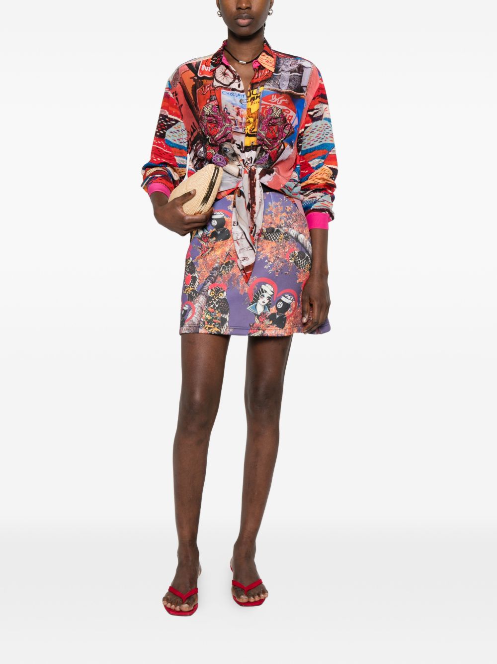 THE ARTISTYLIST Shirts MultiColour FISHSHIRTSILKMLT (The Artistylist / シャツ・ブラウス ) | The Artistylist (ジ アートスタイリスト)(1)