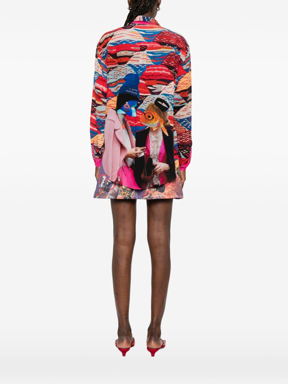 THE ARTISTYLIST Shirts MultiColour FISHSHIRTSILKMLT (The Artistylist / シャツ・ブラウス ) | The Artistylist (ジ アートスタイリスト)(2)