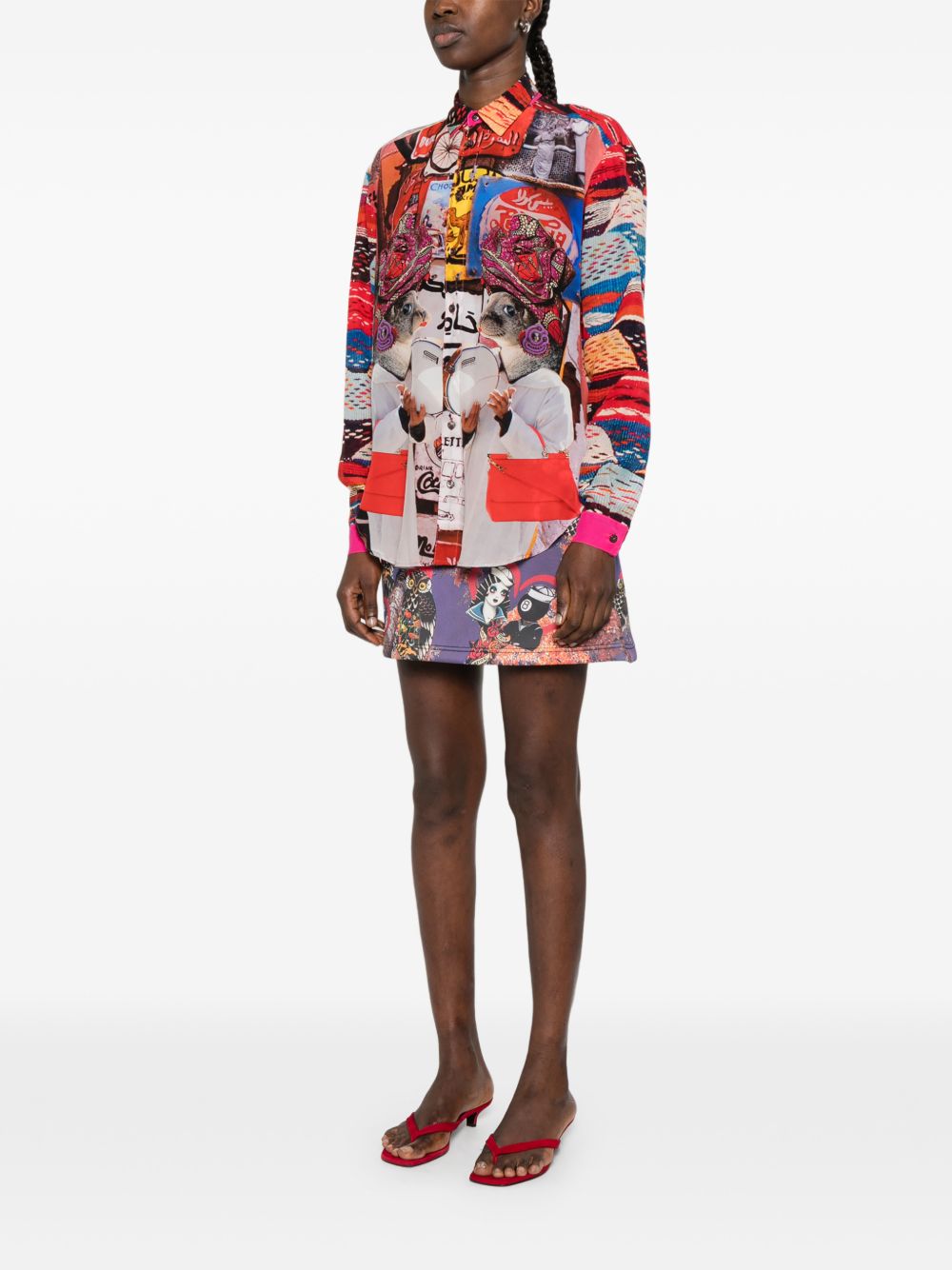 THE ARTISTYLIST Shirts MultiColour FISHSHIRTSILKMLT (The Artistylist / シャツ・ブラウス ) | The Artistylist (ジ アートスタイリスト)(4)