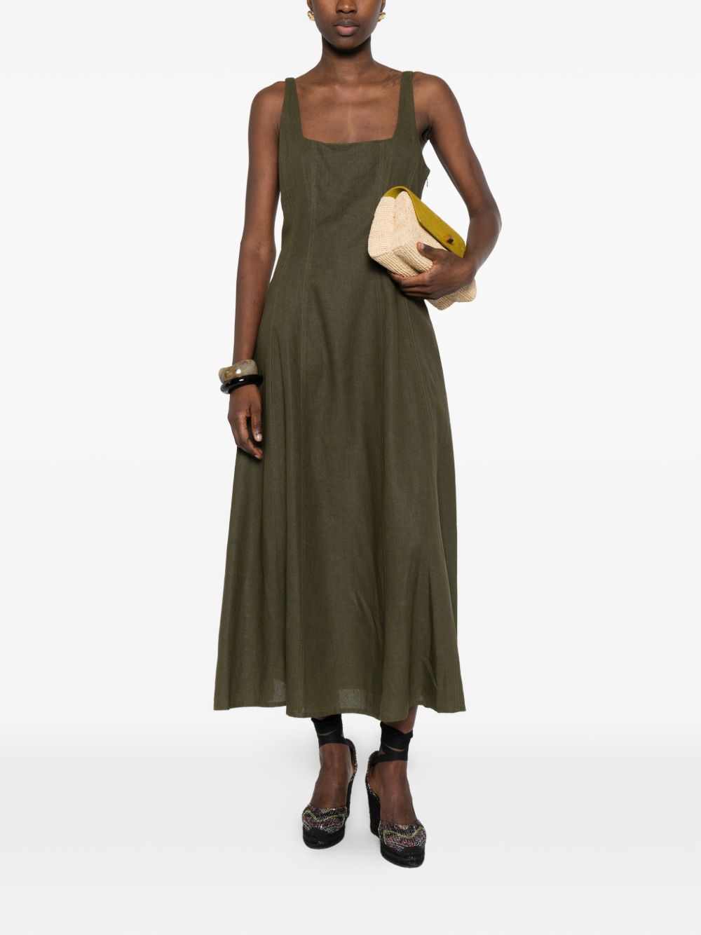 Twin-set Dresses Green 261TF202100228 (TWINSET / ワンピース・ドレス・オールインワン ) | TWINSET (ツインセット)(3)