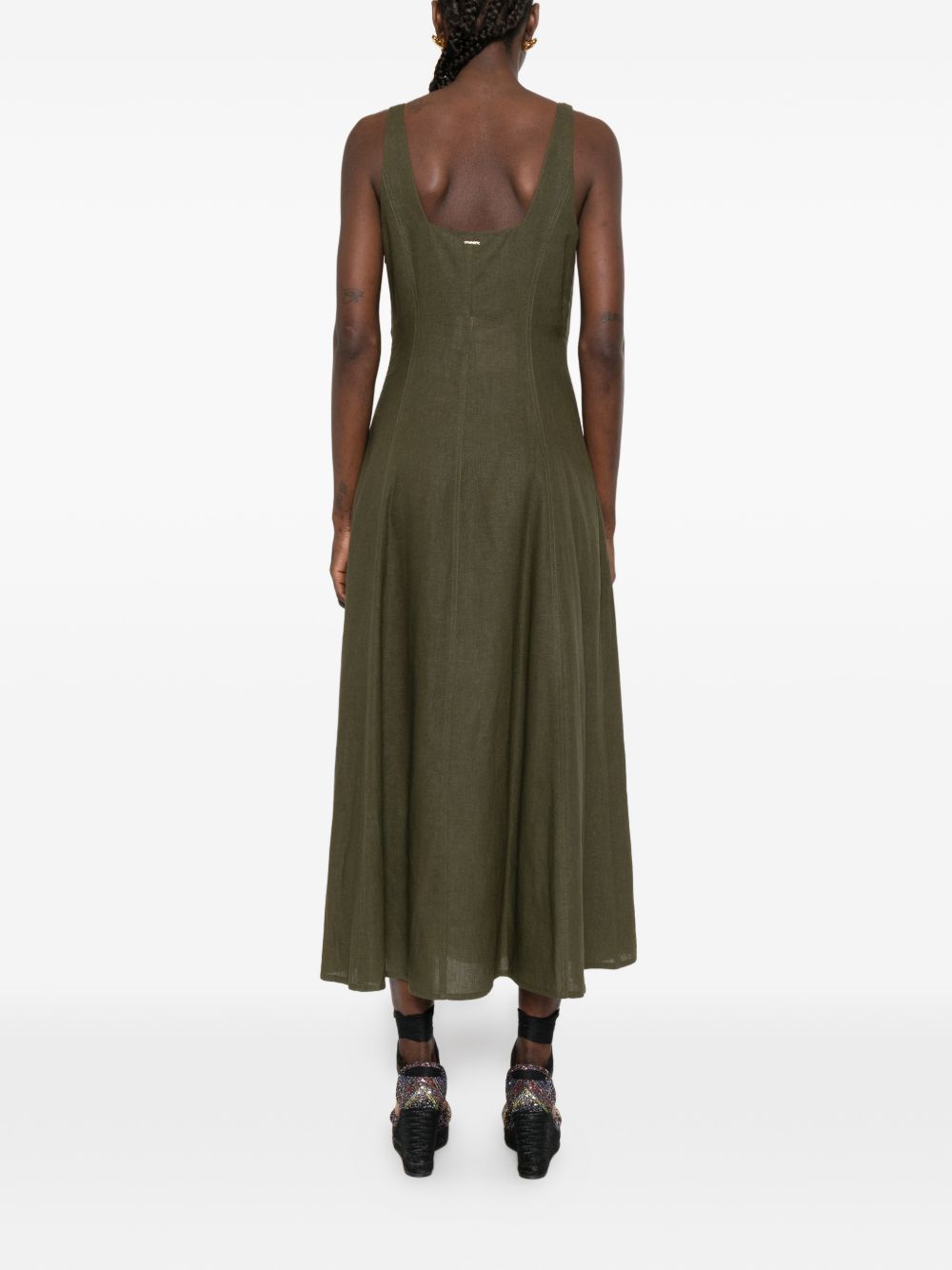 Twin-set Dresses Green 261TF202100228 (TWINSET / ワンピース・ドレス・オールインワン ) | TWINSET (ツインセット)(4)