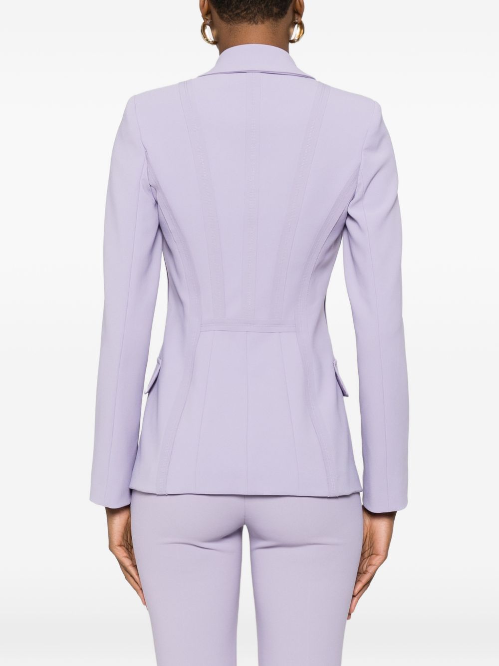 Elisabetta Franchi Jackets Lilac GI21661E2EV7 (Elisabetta Franchi / ブレザー・ジャケット ) | Elisabetta Franchi (エリザベッタ フランキ)(4)