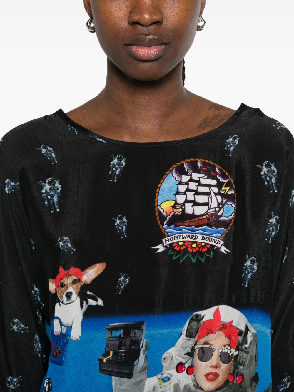 THE ARTISTYLIST Top MultiColour SPACEBLOUSEMLT (The Artistylist / Tシャツ・カットソー ) | The Artistylist (ジ アートスタイリスト)(1)