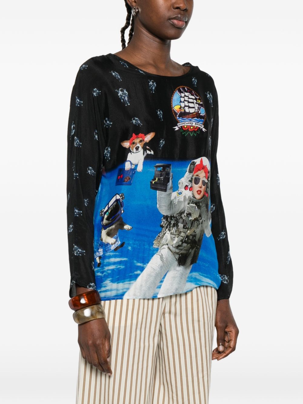 THE ARTISTYLIST Top MultiColour SPACEBLOUSEMLT (The Artistylist / Tシャツ・カットソー ) | The Artistylist (ジ アートスタイリスト)(4)