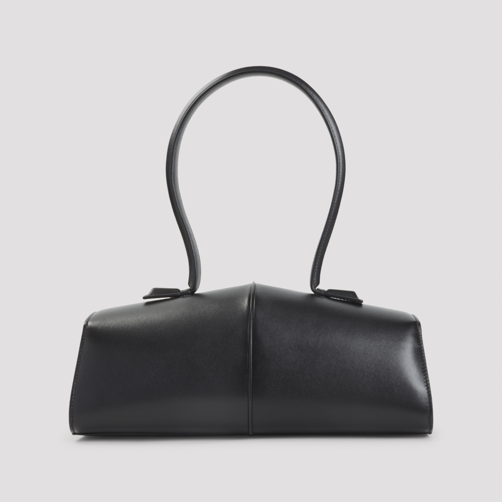 Black leather Linea shoulder bag J08ZH0104P9079001 (Jil Sander / ハンドバッグ・ショルダーバッグ ) | Jil Sander (ジルサンダー)(2)