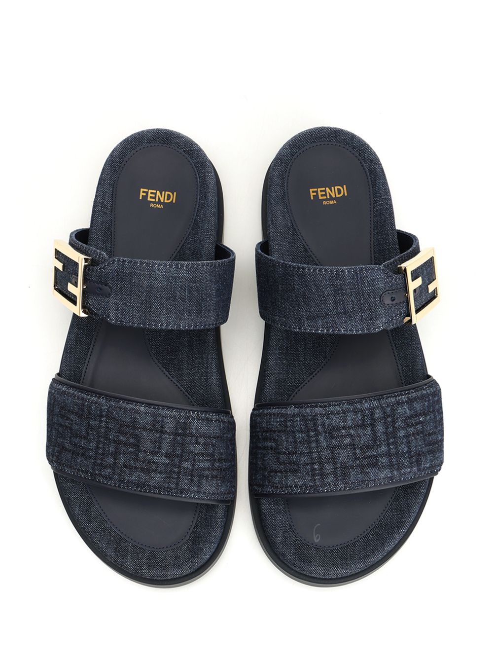 Flat denim slides 8X8710AYFLF18RE (FENDI / サンダル ) | FENDI (フェンディ)(4)