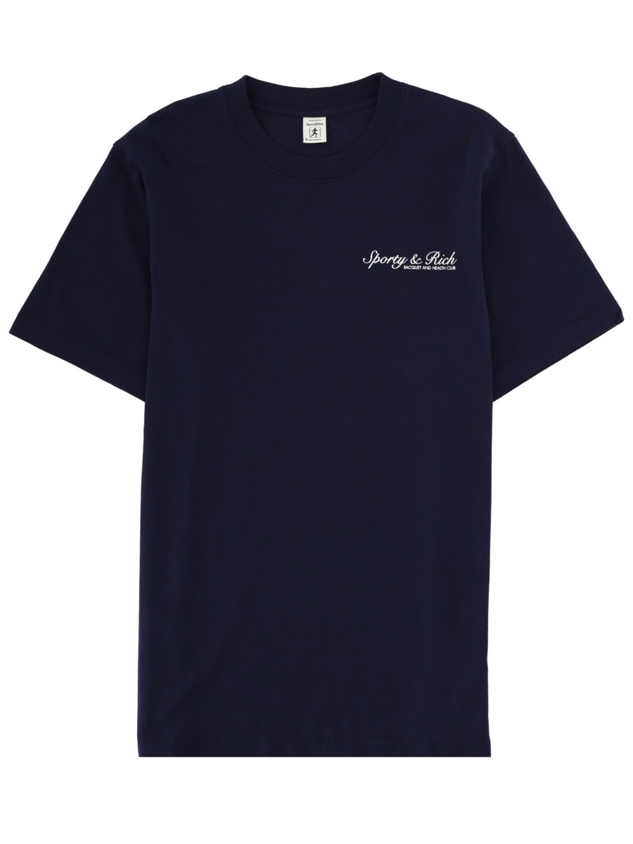 T-SHIRT "SYRACUSE" TO04366328BL106DARKNAVY (Sporty & Rich / Tシャツ・カットソー ) | Sporty & Rich (スポーティアンドリッチ)