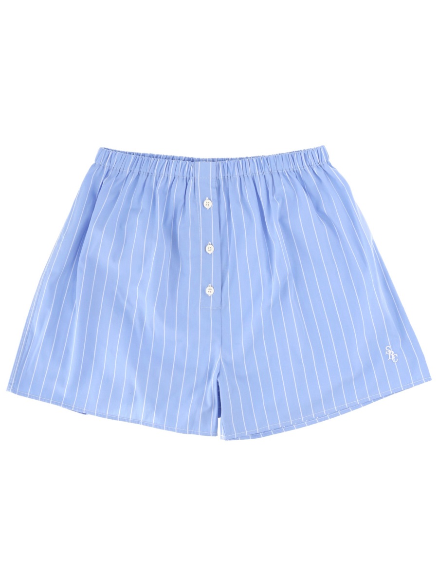 "MINI BOXERS" SHORTS SH03566302ST02BLUESTRIPE (Sporty & Rich / ショートパンツ ) | Sporty & Rich (スポーティアンドリッチ)