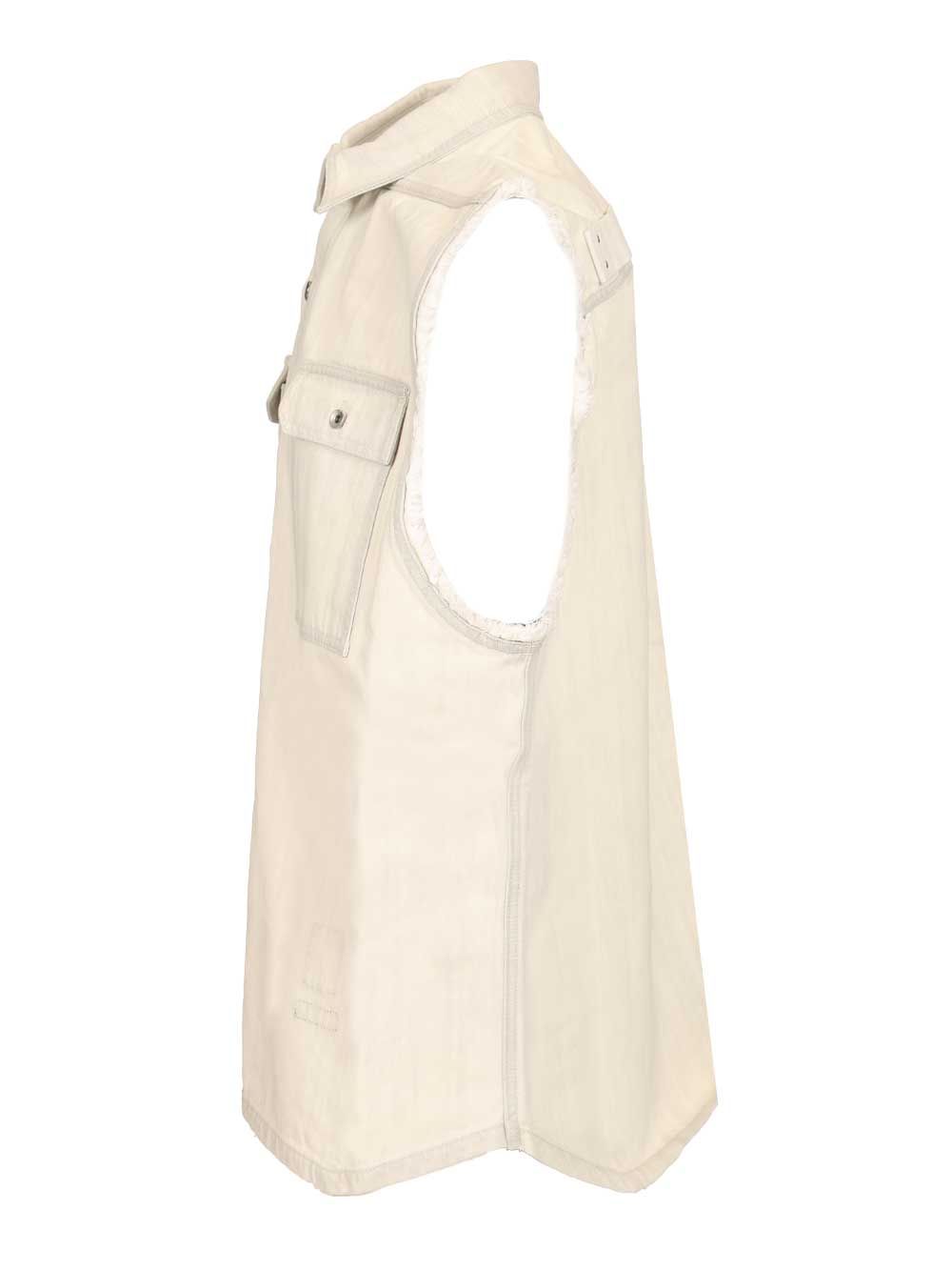 SLEEVELESS TOMMY JUMBO OUTERSHIRT DU01F4764DMW51 (Rick Owens DRKSHDW / シャツ・ブラウス ) | Rick Owens DRKSHDW (リック オウエンス ダークシャドウ)(2)