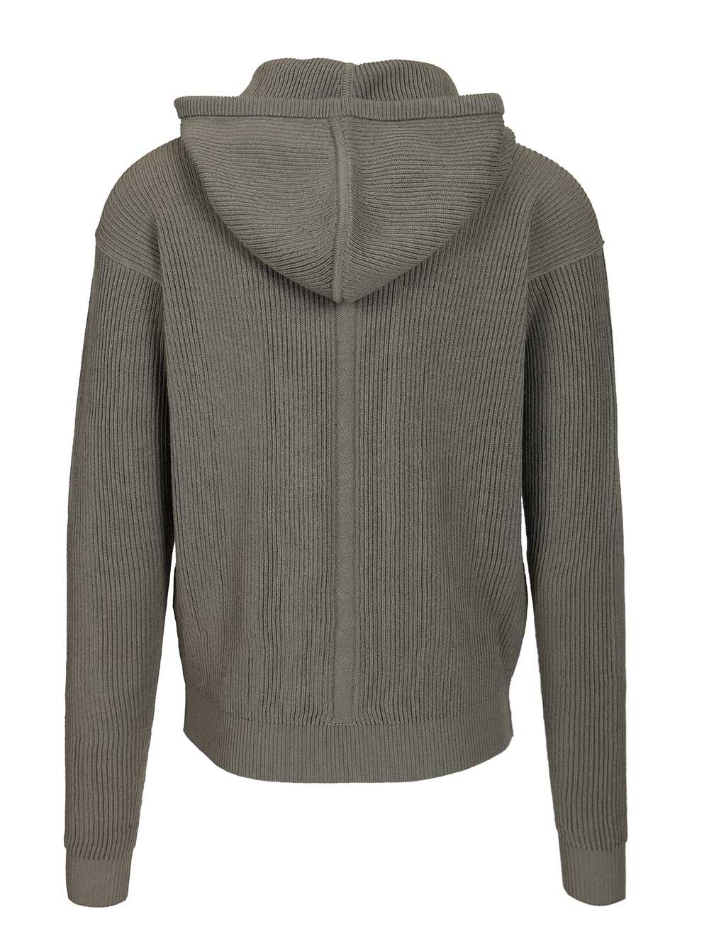 Ribbed wool hooded RU01F2614KWVH35 (Rick Owens / ニット・セーター・カーディガン ) | Rick Owens (リック オウエンス)(1)