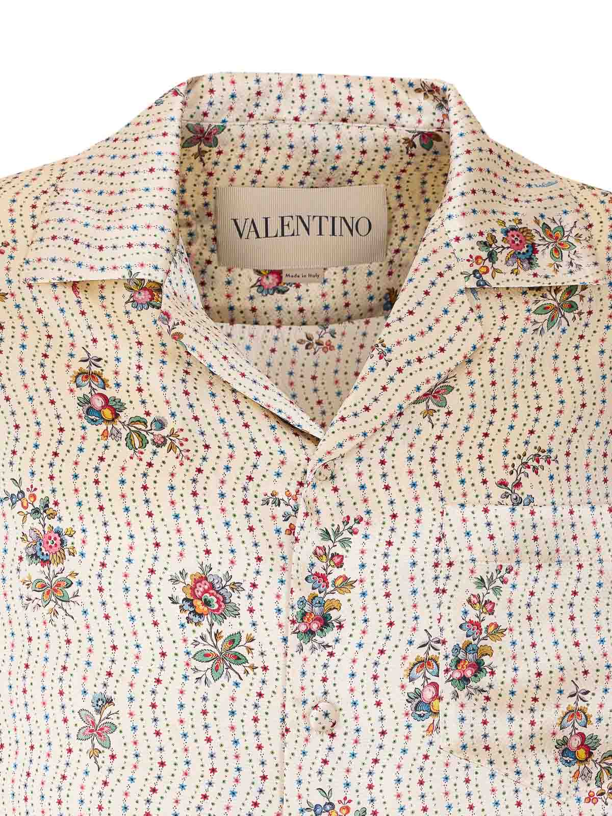 Papier Floral Print Bowling Shirt AA111B9GZC9 (Valentino Garavani / シャツ・ブラウス ) | Valentino Garavani (ヴァレンティノ)(1)