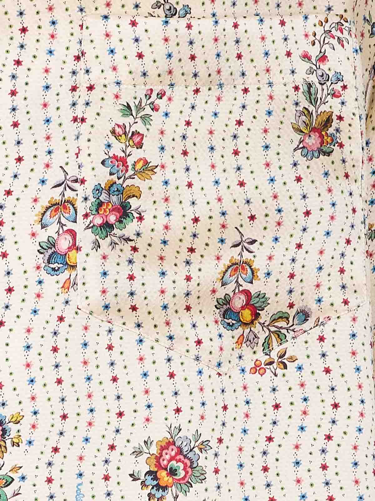 Papier Floral Print Bowling Shirt AA111B9GZC9 (Valentino Garavani / シャツ・ブラウス ) | Valentino Garavani (ヴァレンティノ)(2)