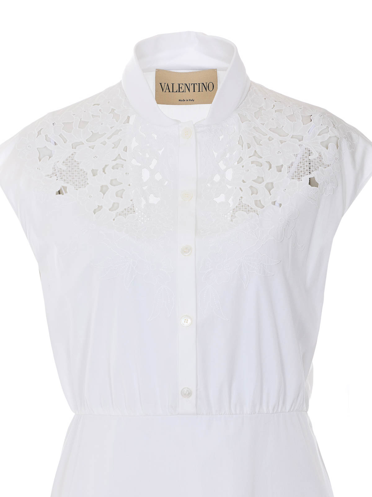 White Embroidered Midi Dress VAJR59VN0BO (Valentino Garavani / ワンピース・ドレス・オールインワン ) | Valentino Garavani (ヴァレンティノ)(3)