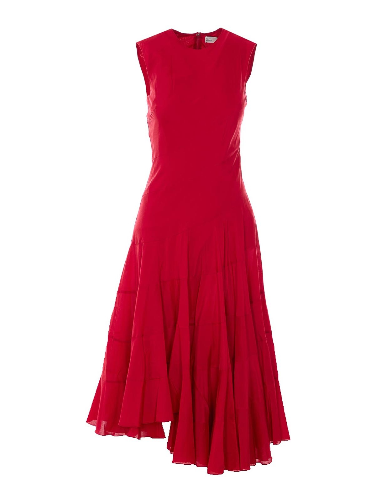 Red Flared Dress 167457602 (TORY BURCH / ワンピース・ドレス・オールインワン ) | TORY BURCH (トリーバーチ)