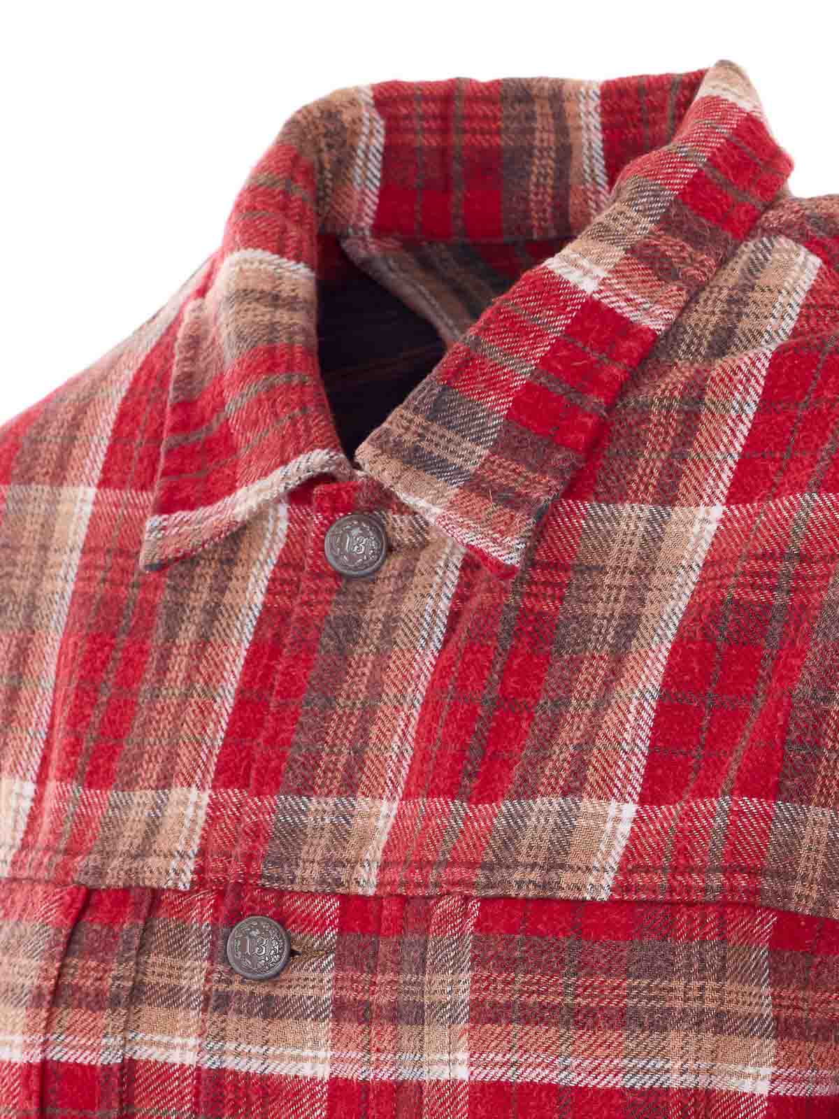Red Plaid Relaxed Check Shirt R13WR548R659B (R13 / シャツ・ブラウス ) | R13 (アールサーティーン)(2)