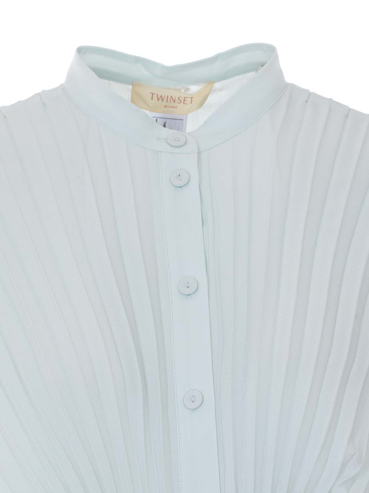 Light Blue Pleated Shirt 261TP256013162 (TWINSET / シャツ・ブラウス ) | TWINSET (ツインセット)(3)