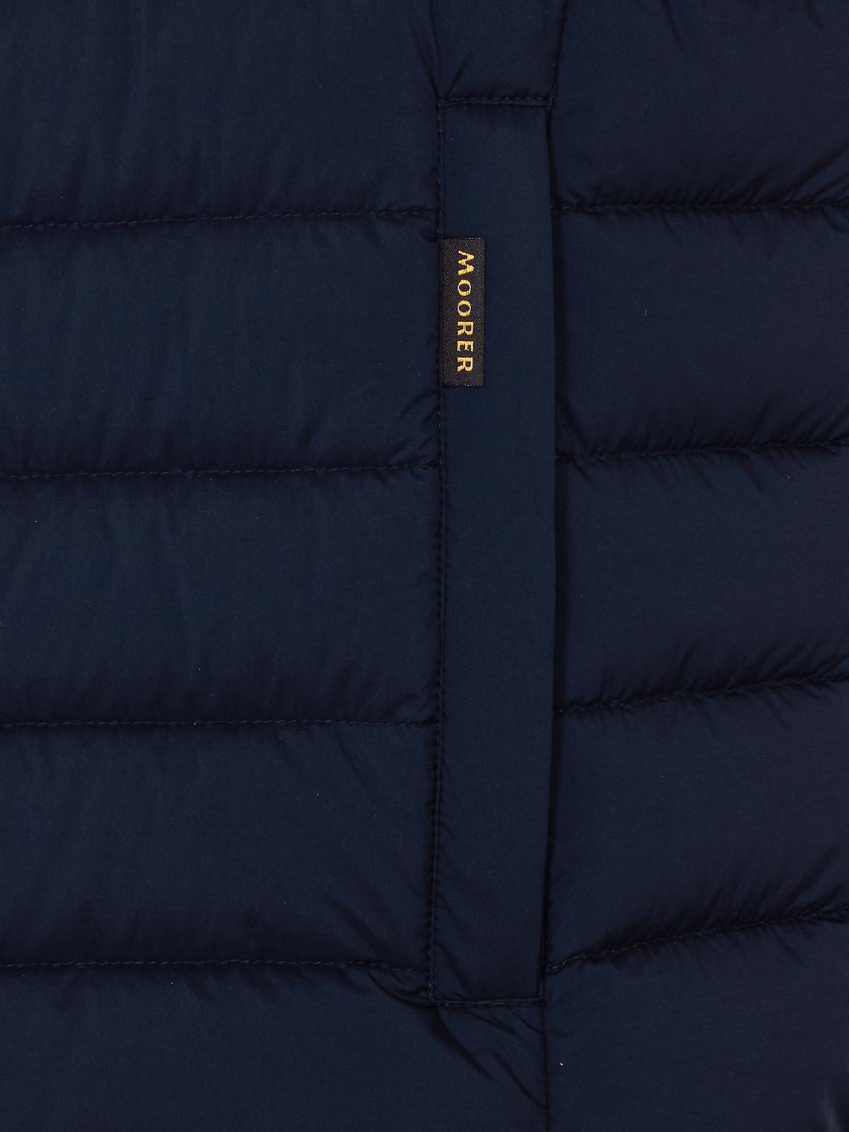 Dark Blue Calaf Vest With Frontal Zip Closure CALAFS3U0402 (MooRER / ベスト ) | MooRER (ムーレー)(2)