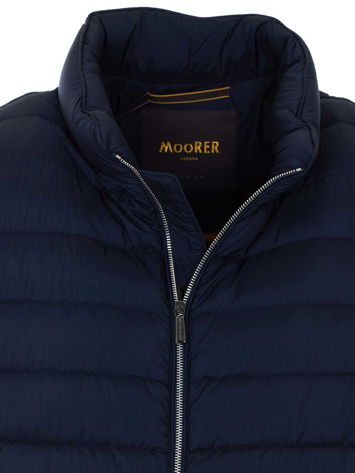 Dark Blue Calaf Vest With Frontal Zip Closure CALAFS3U0402 (MooRER / ベスト ) | MooRER (ムーレー)(3)