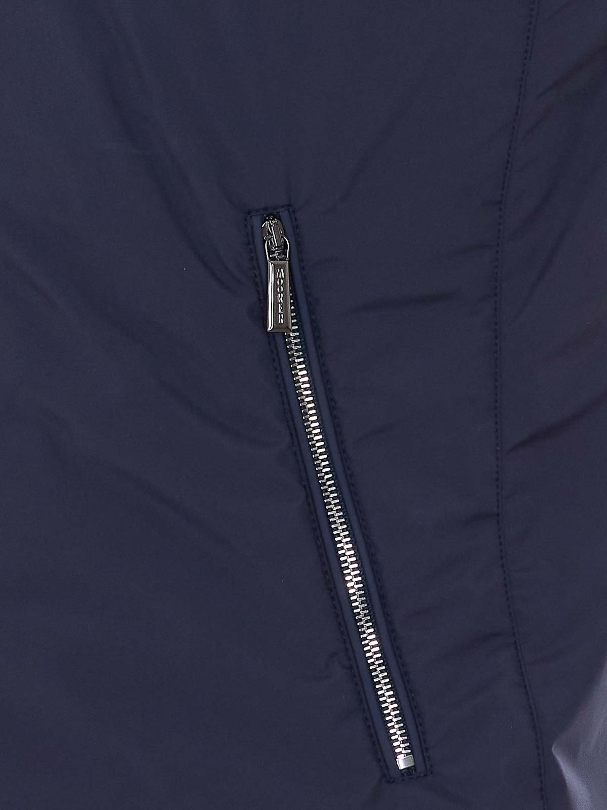 Blue Senio Vest With Frontal Zip Closure SENIOSLTU0497 (MooRER / ベスト ) | MooRER (ムーレー)(2)