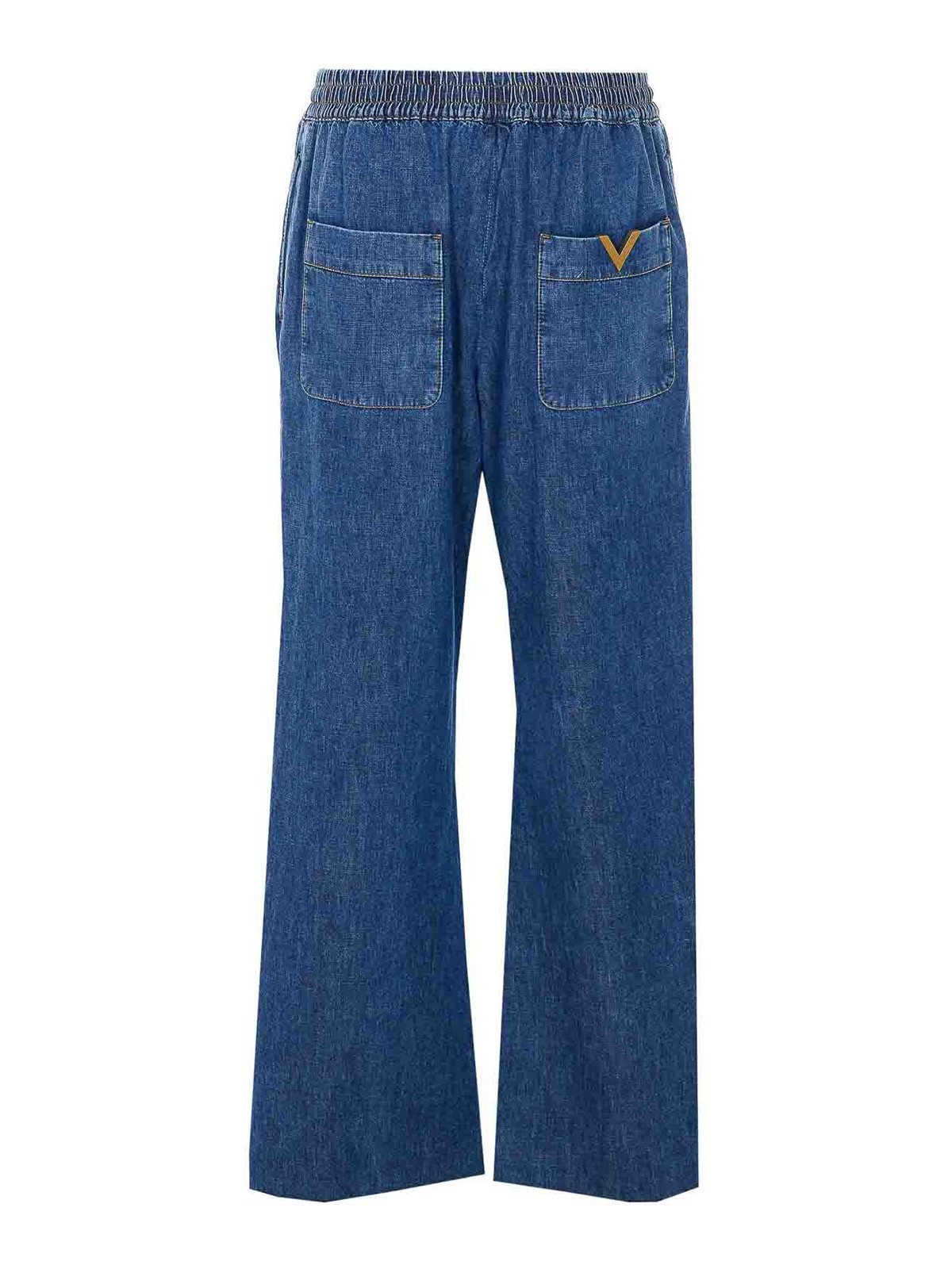 Medium Blue Pants DD21K9YA558 (Valentino Garavani / パンツ ) | Valentino Garavani (ヴァレンティノ)(1)