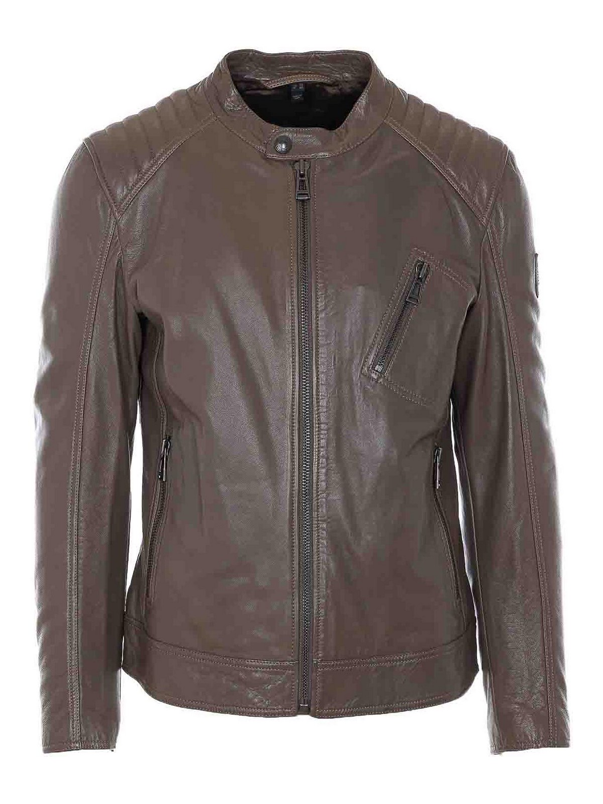Fatigue Green Racer Leather Jacket 100038FTGGN (BELSTAFF / レザー&ファージャケット・コート ) | BELSTAFF (ベルスタッフ)
