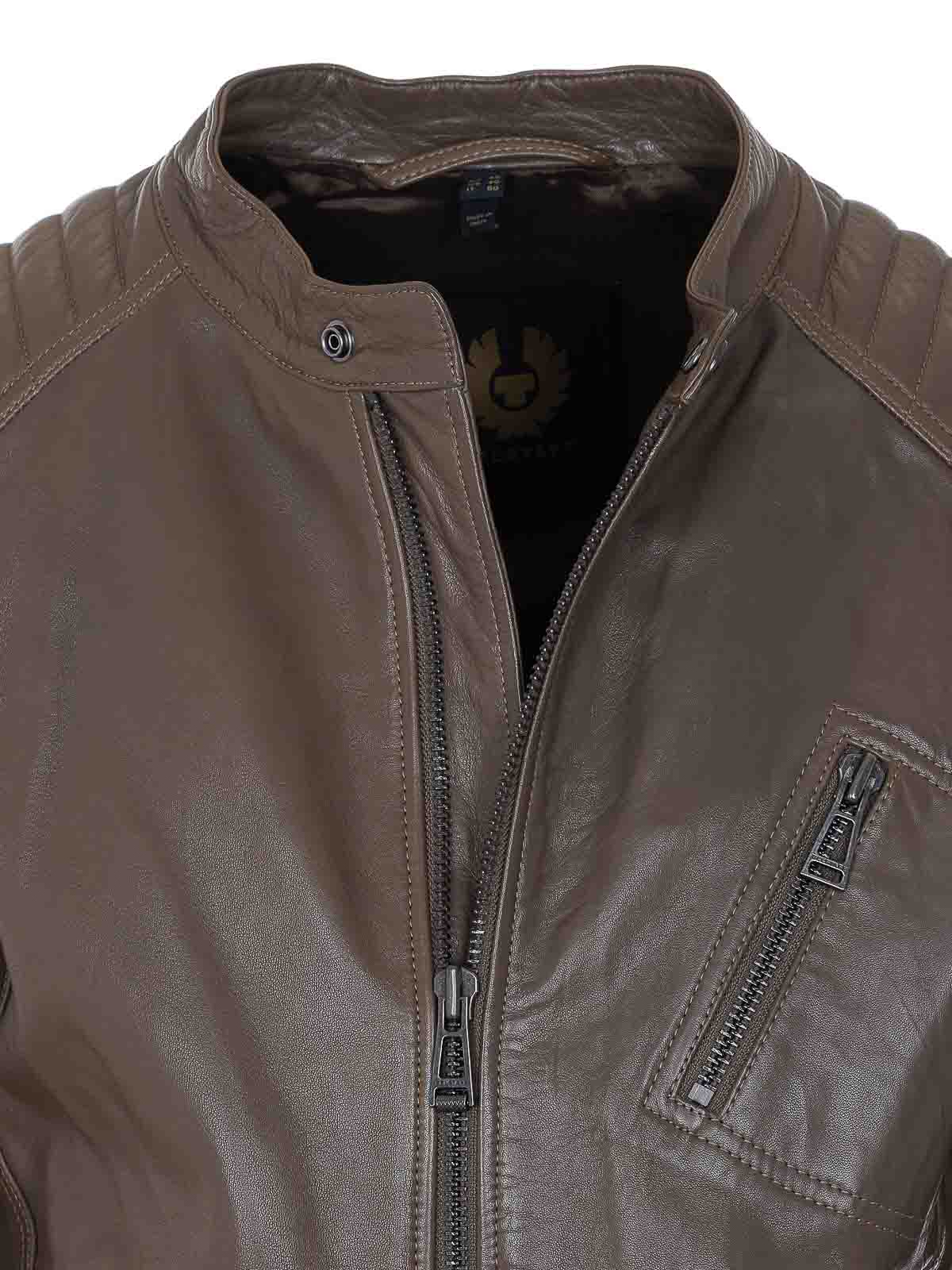 Fatigue Green Racer Leather Jacket 100038FTGGN (BELSTAFF / レザー&ファージャケット・コート ) | BELSTAFF (ベルスタッフ)(3)