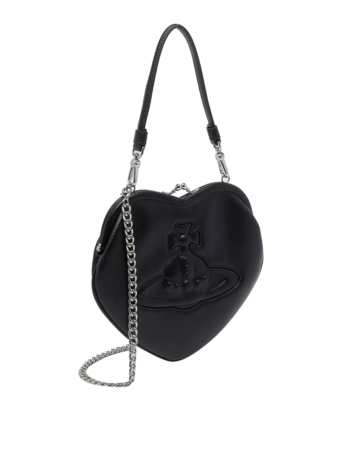 Black Belle Heart Frame Purse 4B01001CWS000DN403 (Vivienne Westwood / ハンドバッグ・ショルダーバッグ ) | Vivienne Westwood (ヴィヴィアン・ウェストウッド)(1)