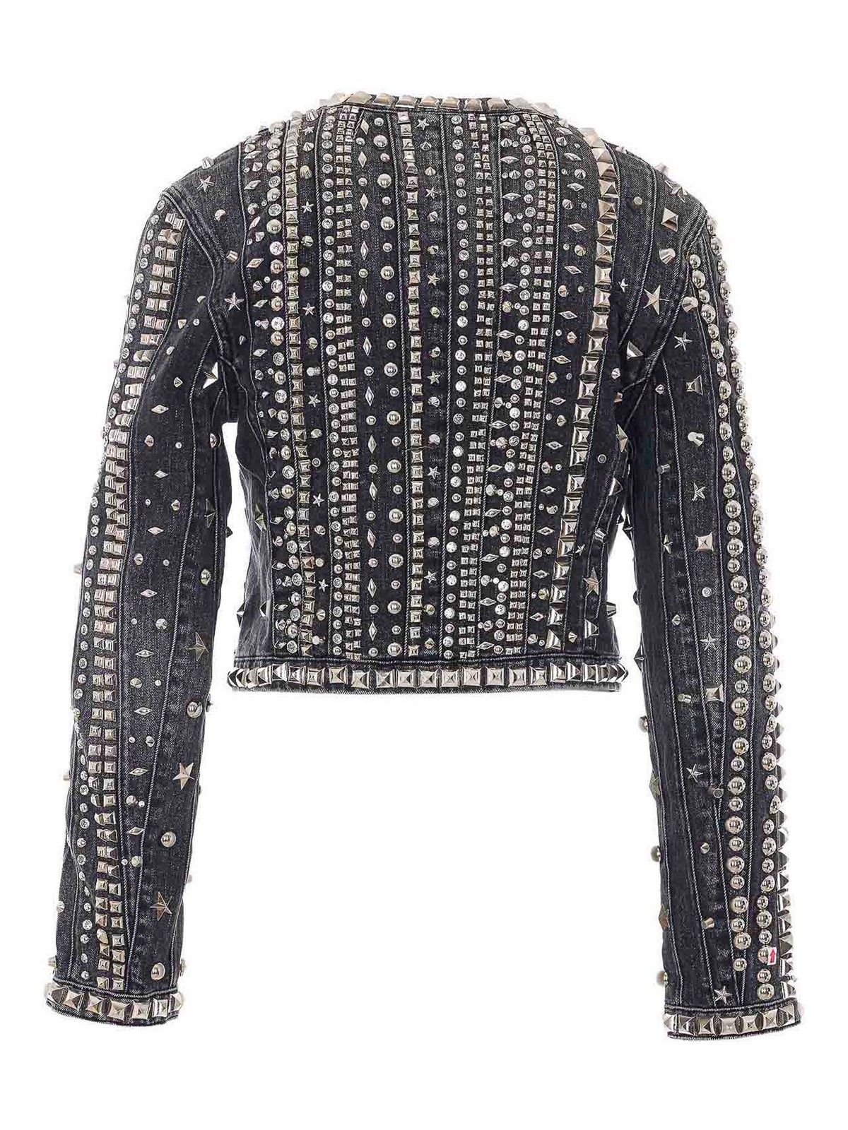 Black Studded Hook Denim Jacket R13WD481D248D (R13 / カジュアルジャケット ) | R13 (アールサーティーン)(1)