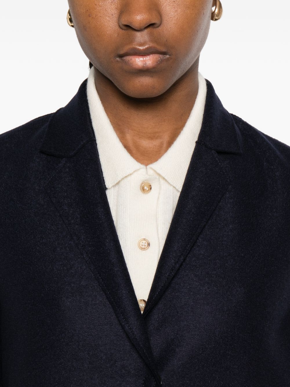 Harris Wharf London Coats Blue AE1301MLX358 (Harris Wharf London / コート ) | Harris Wharf London (ハリス ワーフ ロンドン)(2)