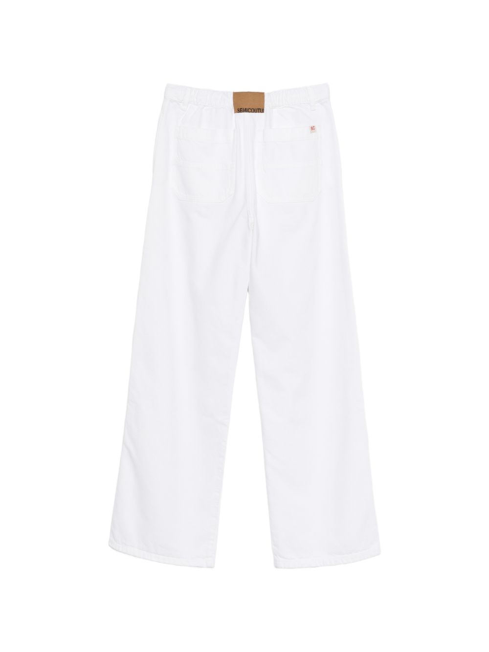 Semicouture Trousers White Y6SY25A010 (SEMICOUTURE / パンツ ) | SEMICOUTURE (セミクチュール)(1)