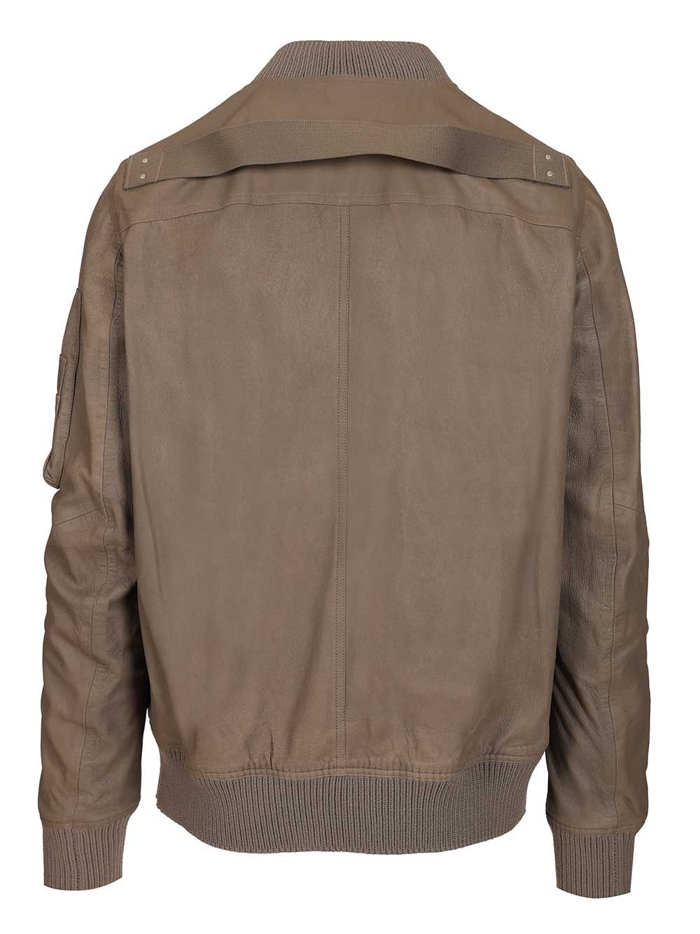 Aviator leather jacket RU01F2778LBF34 (Rick Owens / レザー&ファージャケット・コート ) | Rick Owens (リック オウエンス)(1)