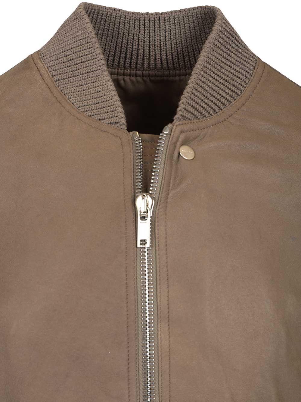 Aviator leather jacket RU01F2778LBF34 (Rick Owens / レザー&ファージャケット・コート ) | Rick Owens (リック オウエンス)(3)