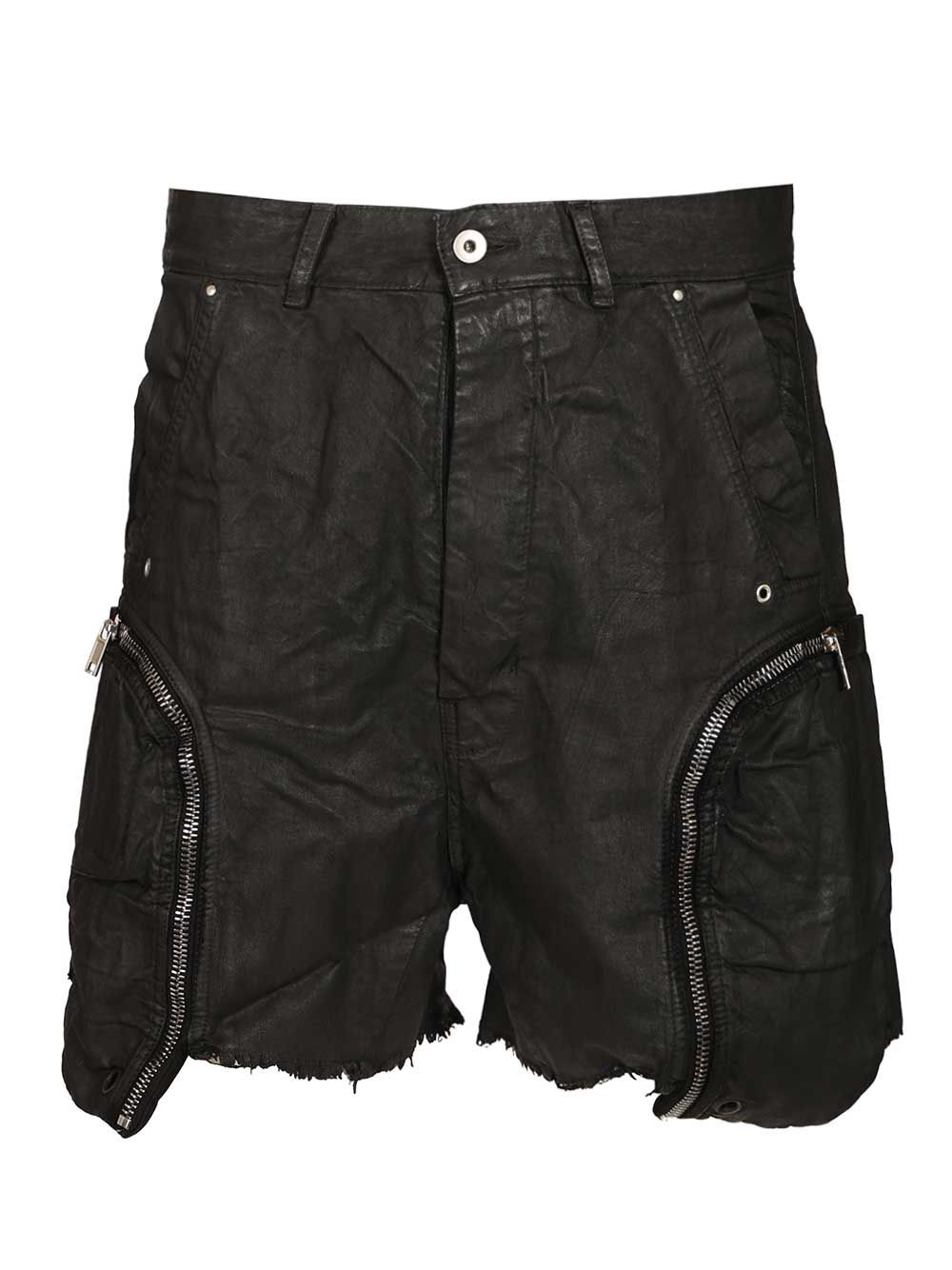 BAUHAUS SHORT IN DENIM DEEP BLACK DU01F4350DBK09 (Rick Owens DRKSHDW / ショートパンツ ) | Rick Owens DRKSHDW (リック オウエンス ダークシャドウ)