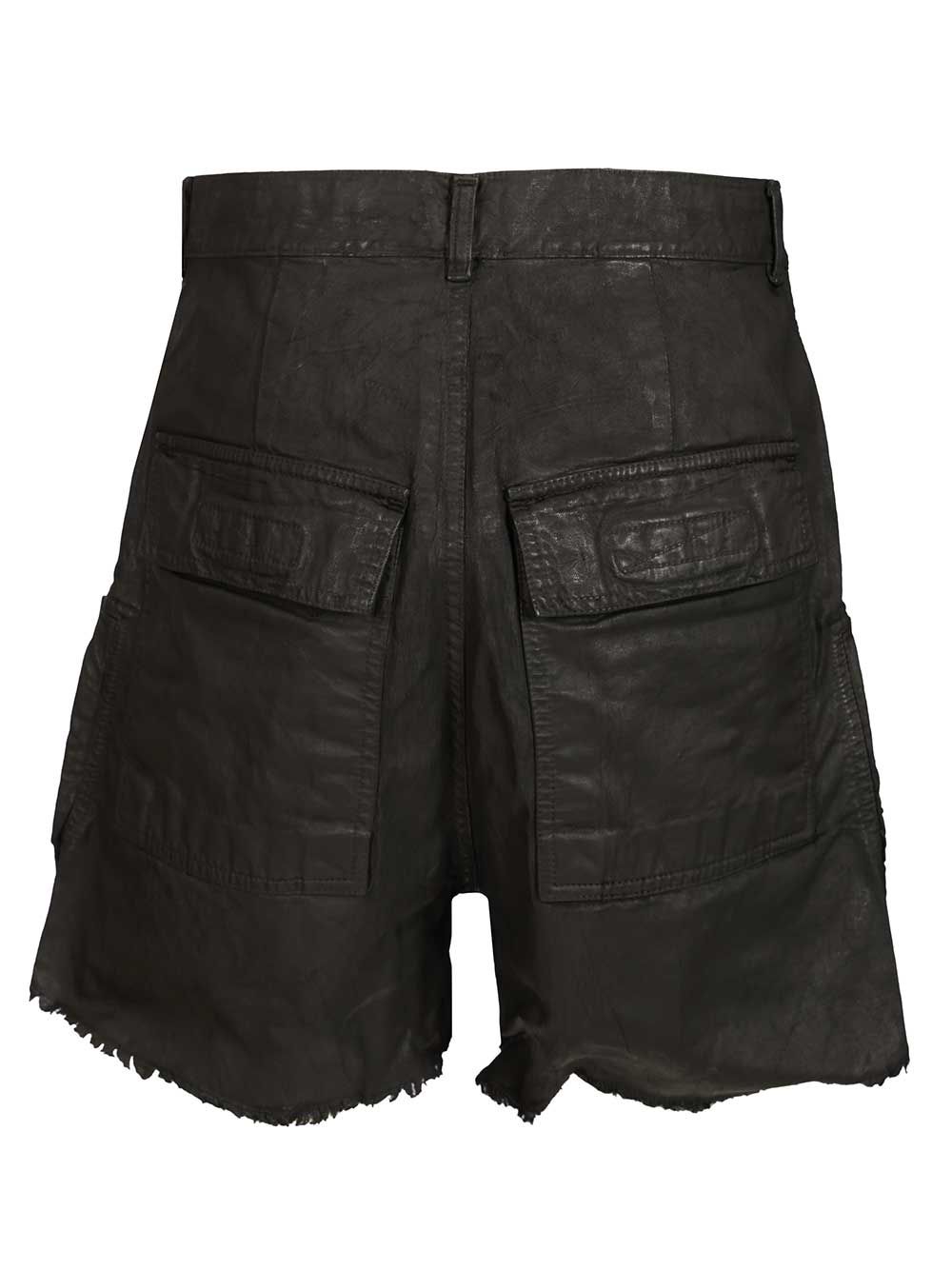 BAUHAUS SHORT IN DENIM DEEP BLACK DU01F4350DBK09 (Rick Owens DRKSHDW / ショートパンツ ) | Rick Owens DRKSHDW (リック オウエンス ダークシャドウ)(1)