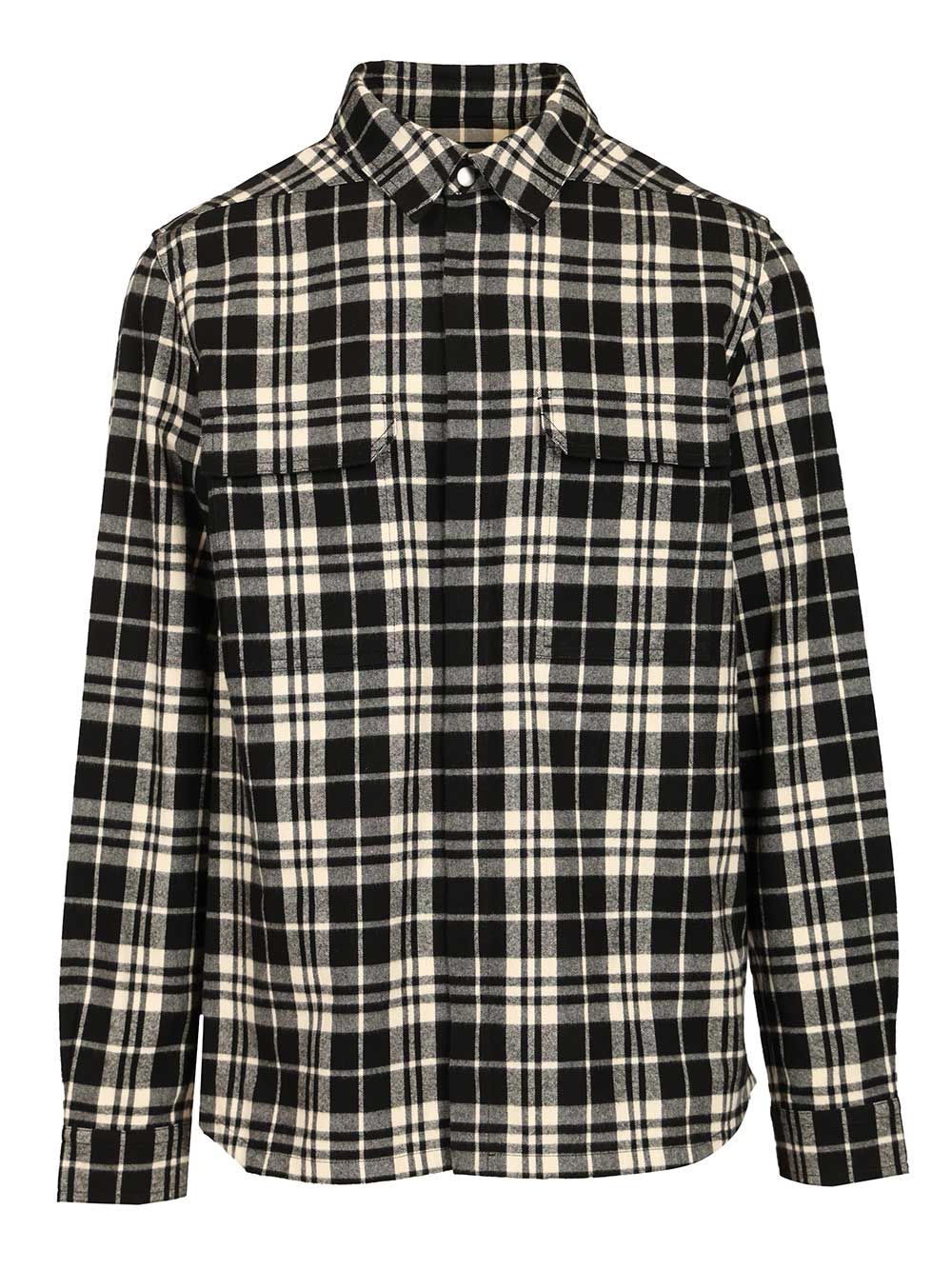 Temple checked cotton shirt RU01F2236CP09P (Rick Owens / カジュアルジャケット ) | Rick Owens (リック オウエンス)